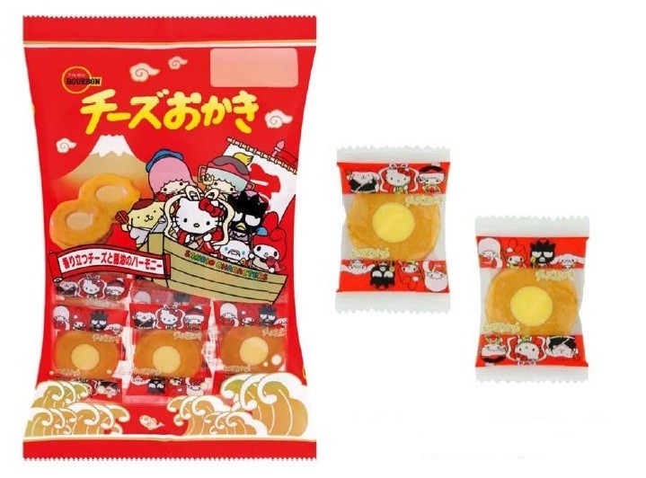 サンリオキャラクターが七福神になったチーズおかき
