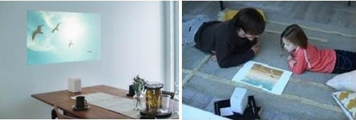 床も壁も、白い場所は全てスクリーンに様変わり！