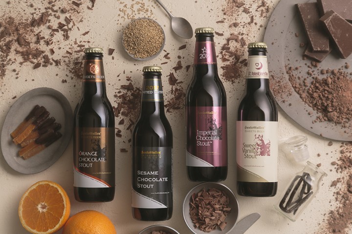 バレンタイン向けチョコ風味のビール4種　サンクトガーレン