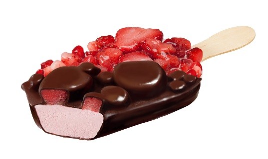 ミニストップ、プレミアムアイス「贅沢ないちごアイス」限定発売