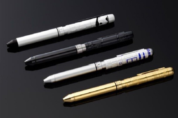 （上から）ストームトルーパー、ダース・ベイダー、R2-D2、C-3PO