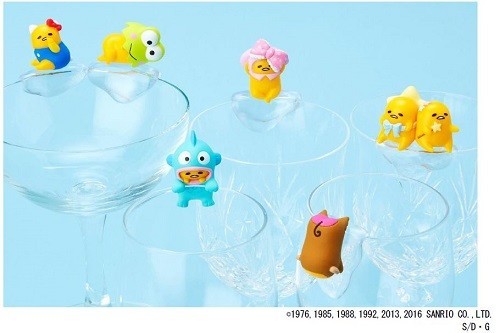 ぐでたまがサンリオキャラに変装！ ふちマスコット第2弾を発売