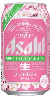 桜ピンクの「アサヒスーパードライ スペシャルパッケージ」完全予約受注で販売