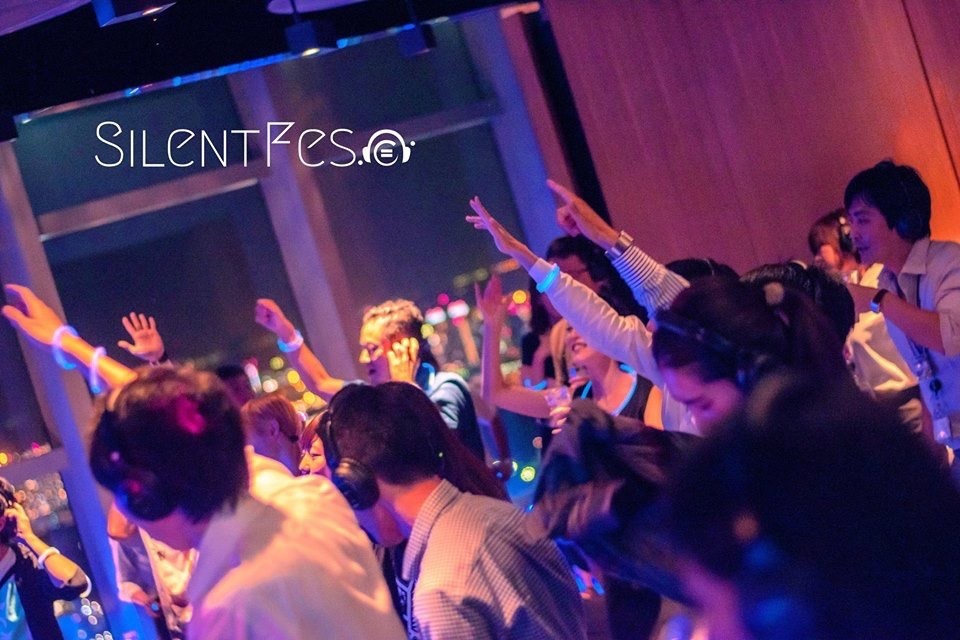 「サイレントフェス」の様子