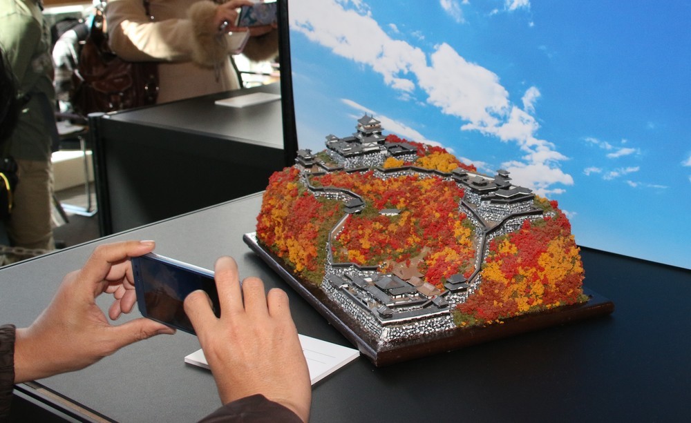 スマートフォンでパシャリ（2016年12月24日撮影）
