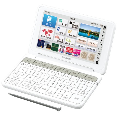 調べた英単語が自動的に単語帳に　シャープ電子辞書