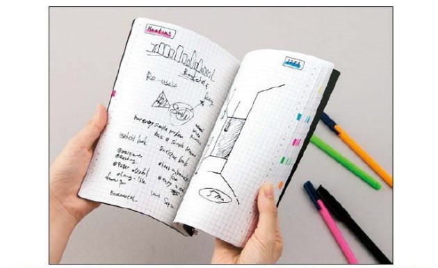 どこに何を書いたかをスマートに探せる「検索ノート」　デザインフィル