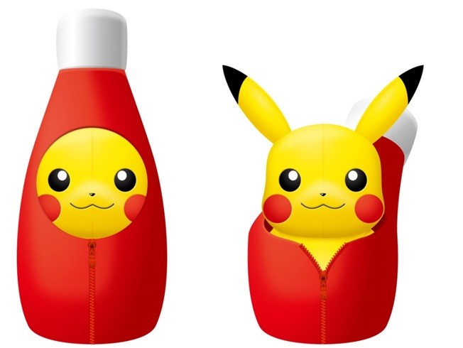 ピカチュウが「ケチャップ」からひょっこり　カゴメのポケモンキャンペーンで