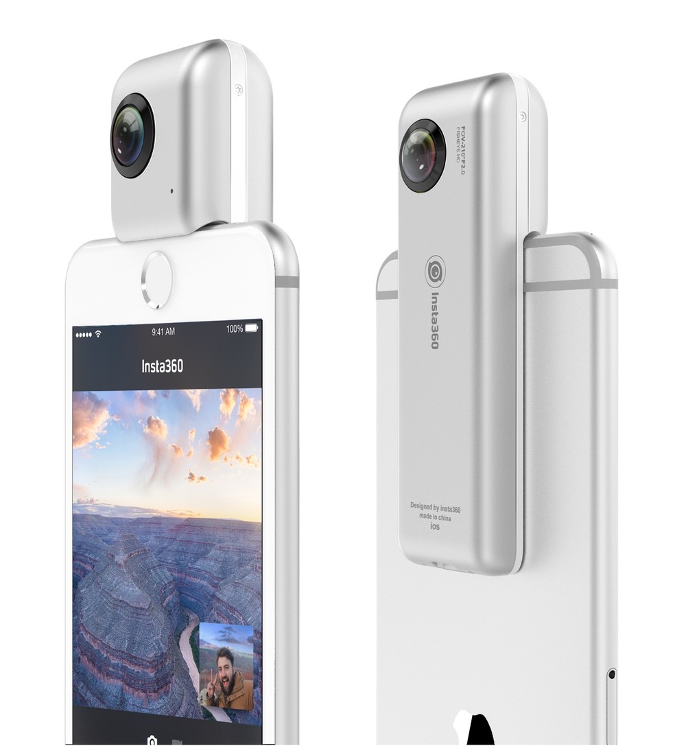 iPhoneと接続して360度全天球写真や動画を撮影「Insta360 Nano」