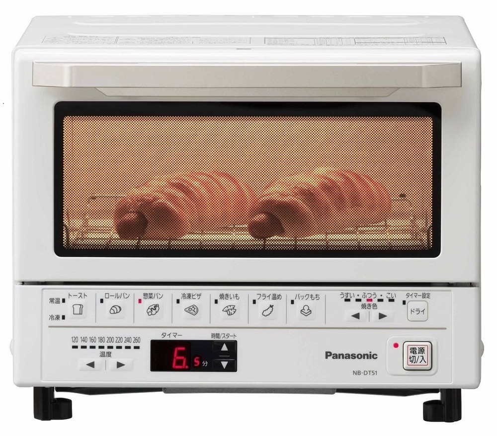7つの「オートキー」備えたパナソニックのコンパクトオーブン