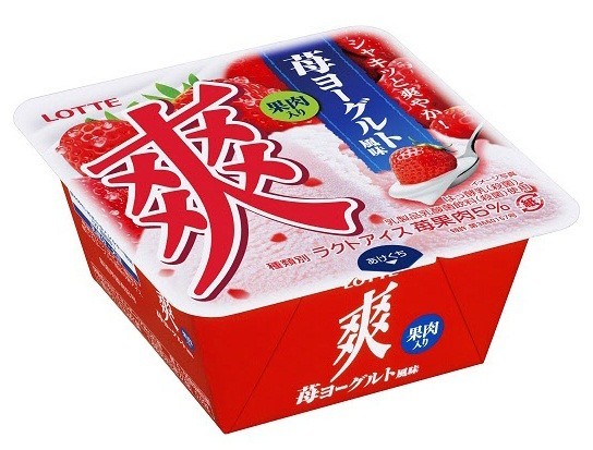 爽苺ヨーグルト風味（果肉入り）