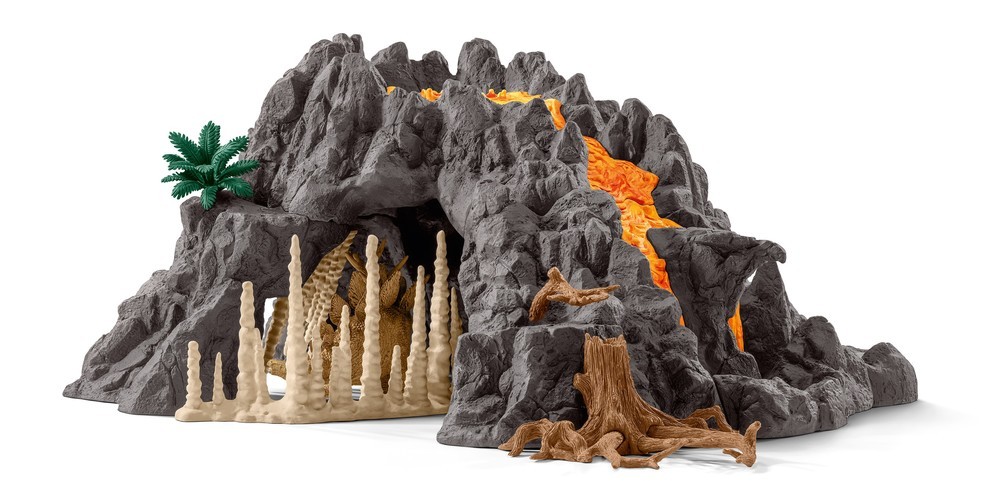 火山が噴火、マグマが 流れ出す様子をリアルに再現