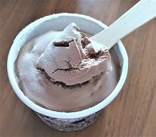 5分半経過したゴディバのアイス