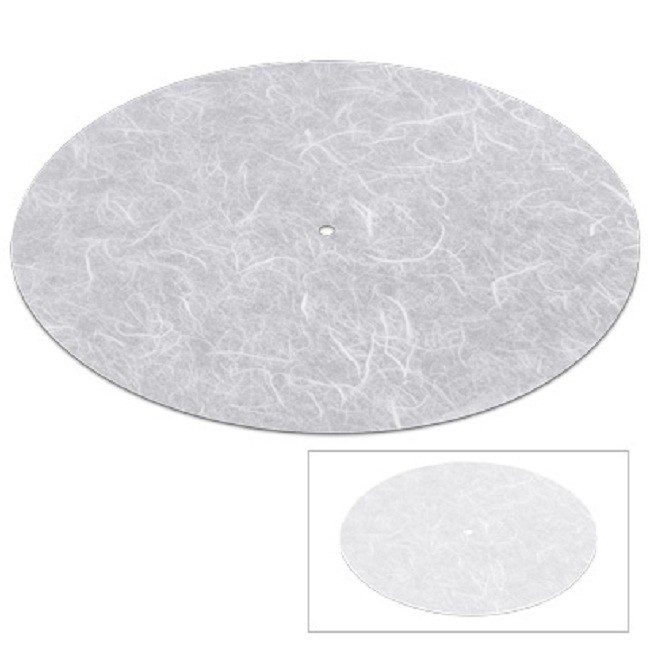 帯電しにくい和紙製ターンテーブル・シートが付属