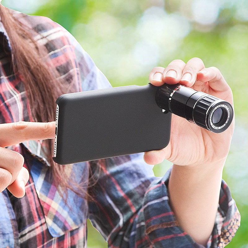 iPhone 7専用望遠レンズ＋三脚セット　光学12倍ズーム