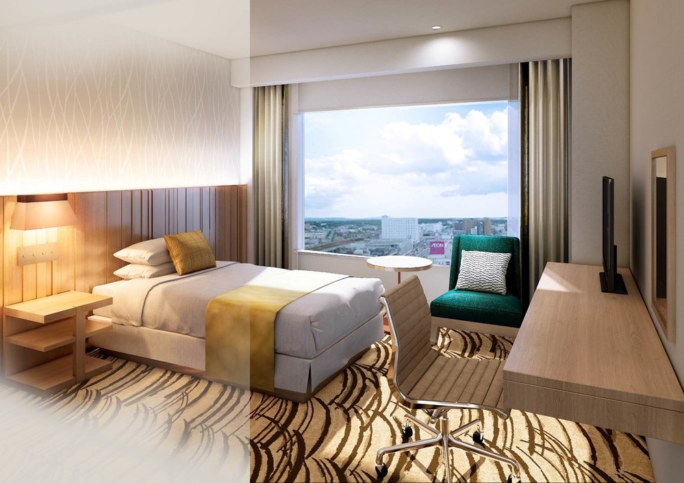 北海道の自然をモチーフにした内装