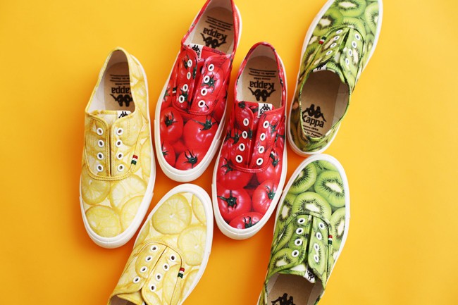 遊び心をくすぐるフルーツシューズ新発売、KAPPA