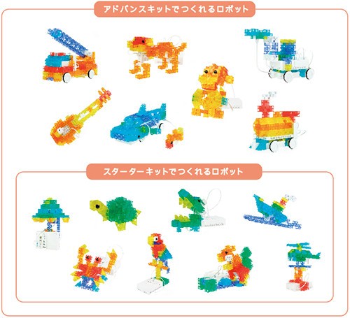 キットで作れるロボットたち