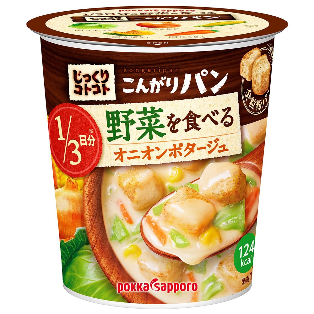 じっくりコトコト こんがりパン　明太子バター風ポタージュ（25.4グラム、107キロカロリー）