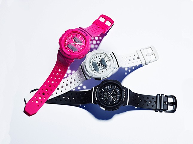カシオ、ランナー向け機能付きファッショナブルウオッチ発売　レディースブランド「BABY-G」から