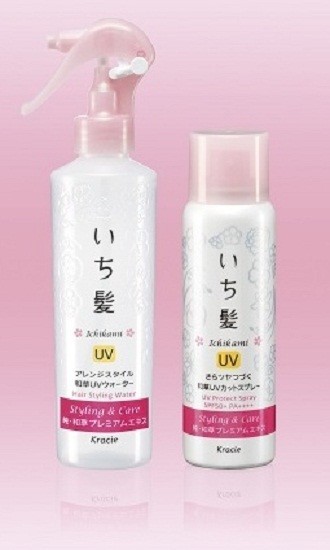 「SPF50+、PA++++」と「ノンシリコン」を初めて実現...クラシエ「いち髪　さらツヤつづく和草UVカットスプレー」
