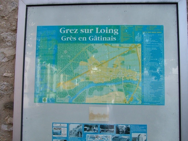 ディーリアスが人生の後半に住んだグレ・シュル・ロワンの風景