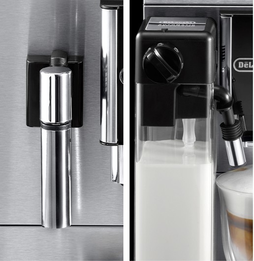 ミルクスチームも手動・自動で切り替え可能