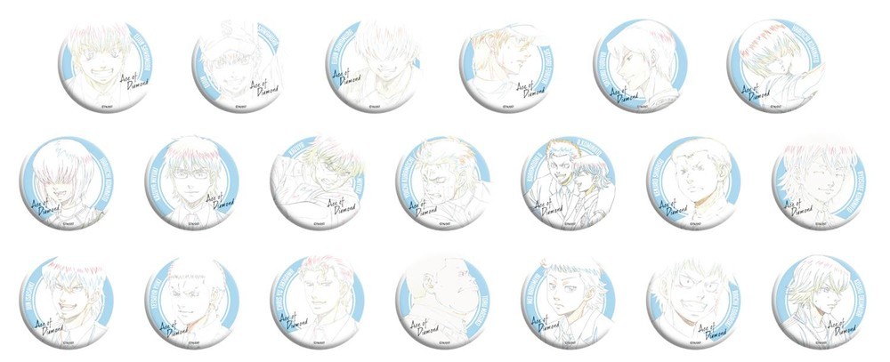 「原画トレーディング缶バッジコレクション（20種）」500円