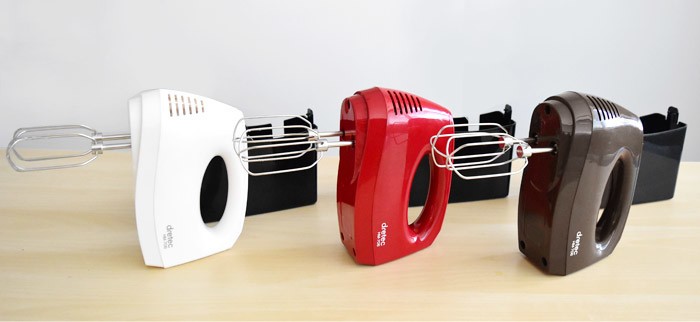 5段階のスピード調節、初心者もふんわりホイップを作れるハンドミキサー...ドリテックから2モデル　