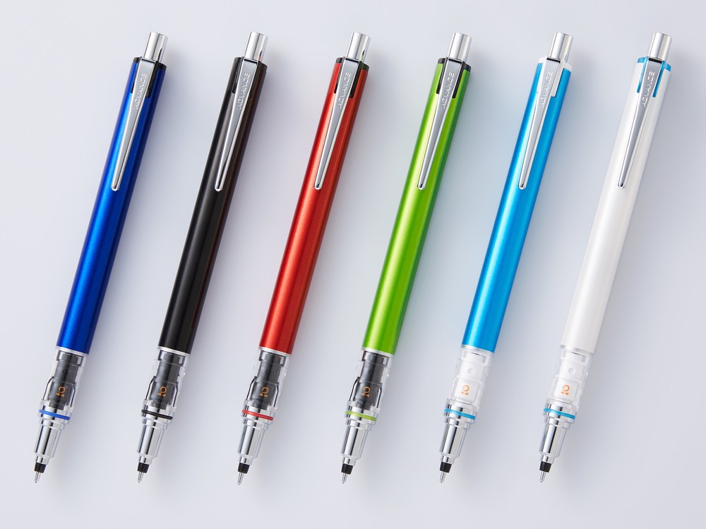 濃さ・太さが変わらずキレイな文字が書けるシャープ　三菱鉛筆「ADVANCE」