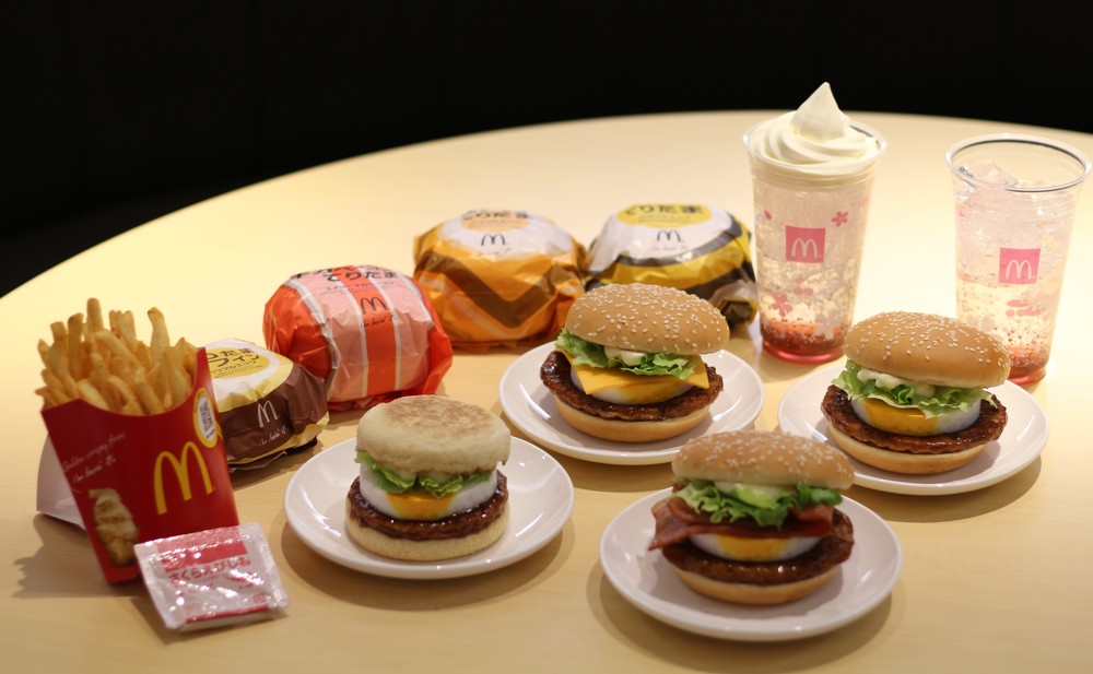 春の期間限定メニュー