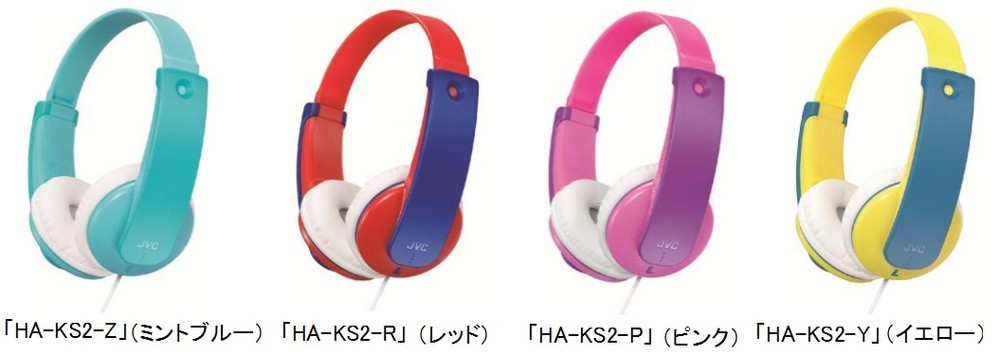 子どもの耳と使い勝手に配慮したヘッドホン　JVCケンウッド