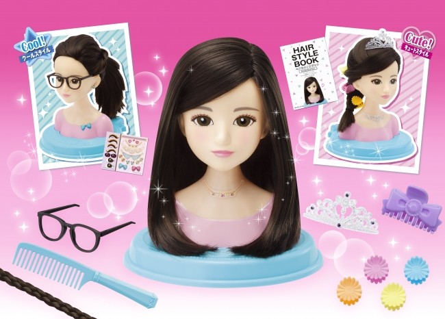 ヘアアレンジを楽しめる玩具「ヘアメイクアーティスト　ショコラブラック」