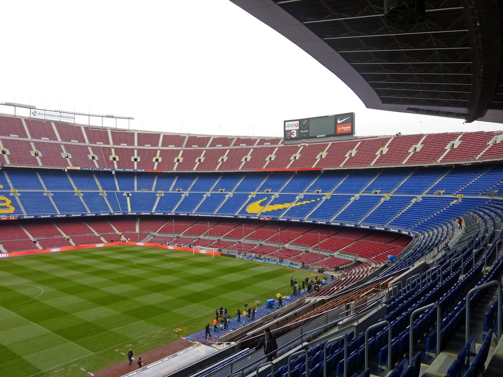 試合が行われたバルセロナのホームグラウンド「カンプ・ノウ」（WikimediaCommonsより）