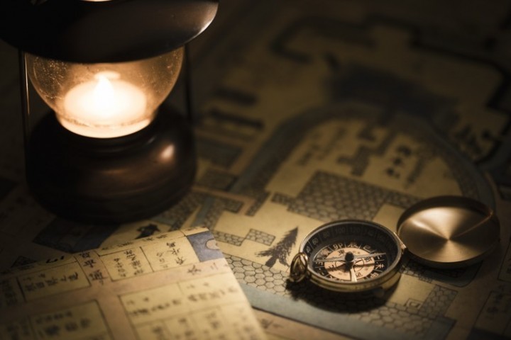 江戸時代末期の会津の古地図をみながら城下町を散策するプログラム