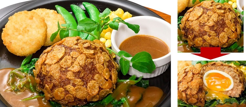 ガスト　卵と肉が「とろうま」なハンバーグ他　7種の新ハンバーグ