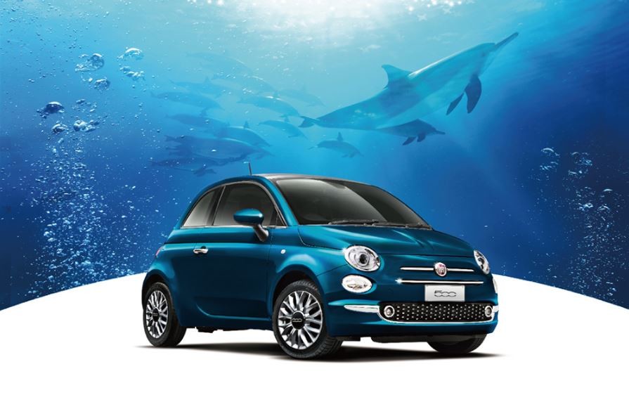 限定車「フィアット500 MareBlu」、車名は青い海のイタリア語