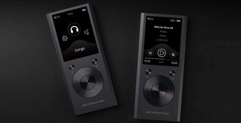 ハイレゾ対応ポータブルHi-fiミュージックプレーヤー、aune「M1s」