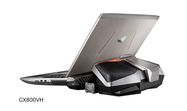 あらゆるゲーム体験を変える！　脱着可能な水冷ユニット付属のASUSノートPC「ROG GX800VH」誕生