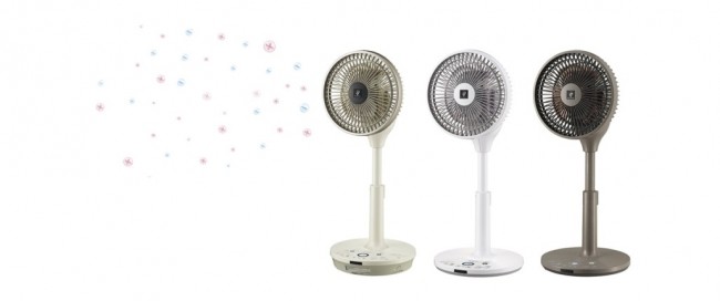 鳥の翼形状を応用した「ネイチャーウイング」　プラズマクラスター扇風機「3Dファン」