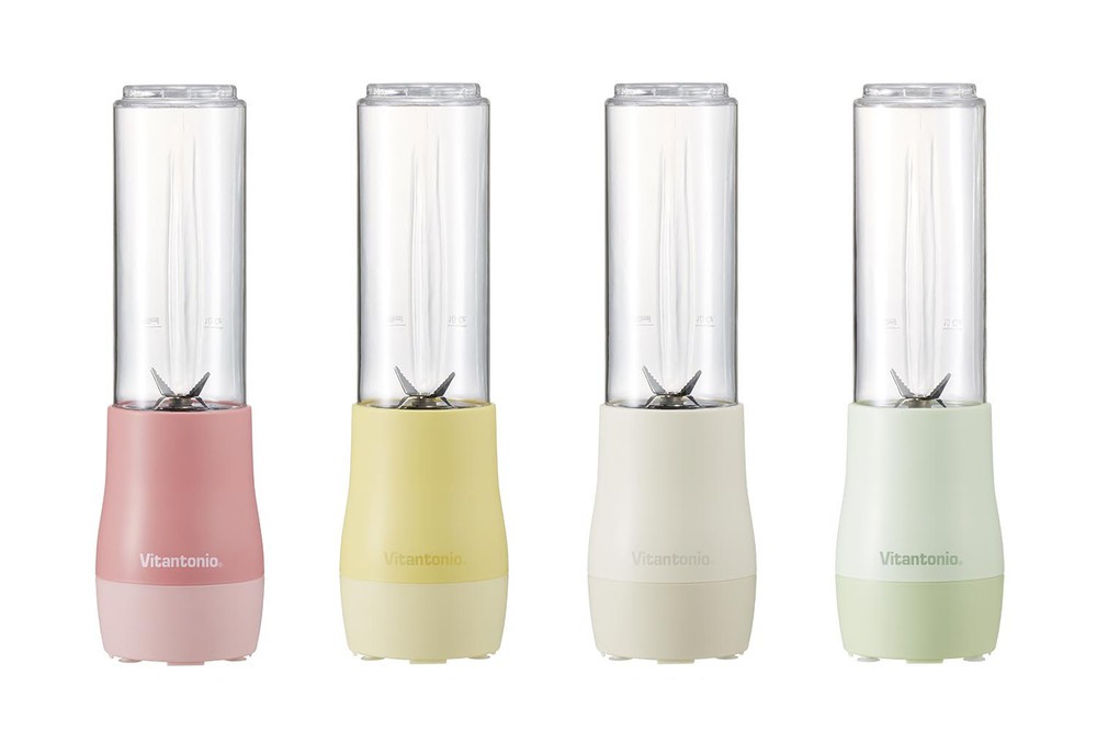 作ったスムージーをそのまま飲める・持ち運べる「Vitantonio ミニボトルブレンダー」