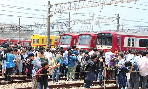 過去の「京急ファミリー鉄道フェスタ」の様子