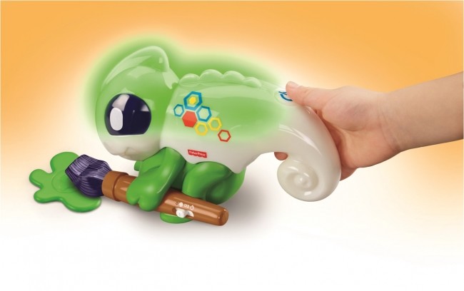 摩訶不思議！どんどん色が変化する「カメレオン」おもちゃ