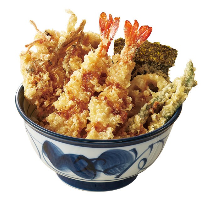 アサリごぼう・海老天丼