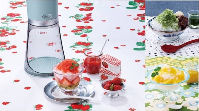 氷を入れてスイッチを押すだけ　フワフワ・シャリシャリ食感を楽しめる「電動かき氷器」