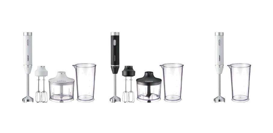 料理の下ごしらえからスイーツ作りまで1台で「時短」調理　「スリム＆ライト マルチハンドブレンダー」