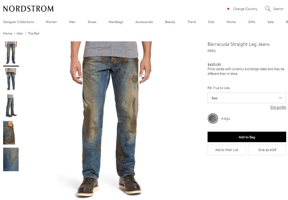 5万円の泥まみれのジーンズ　「誰が欲しがるのだろう」と辛口意見も