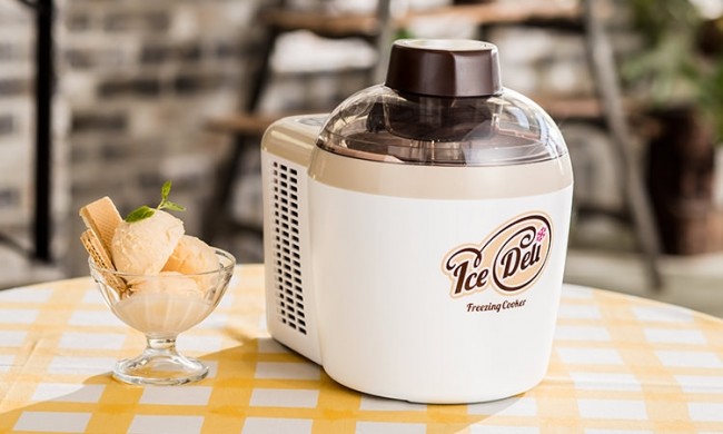 自宅で簡単に手作りアイスを　ハイアールからアイスクリームメーカー「IceDeli」シリーズ