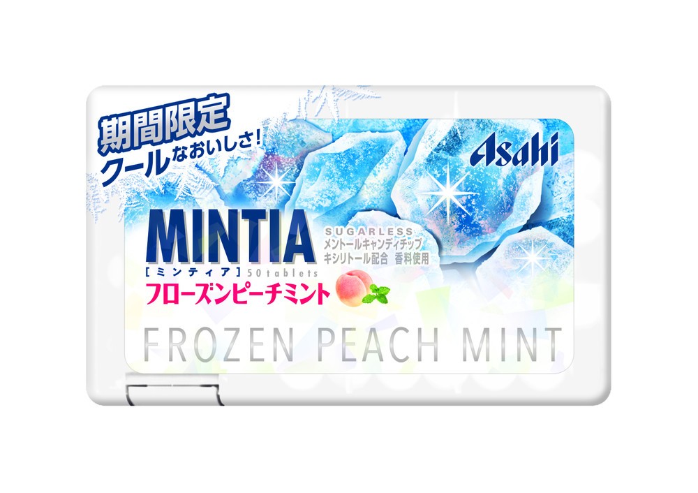 「ミンティア フローズンピーチミント」発売　ミントの爽快感とピーチのおいしさ
