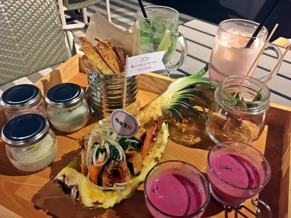 フォトジェニックな前菜が並ぶ